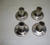 Set of (4) Hatteras Stainless Steel Stanchion Bases