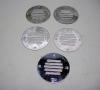 Lot of (5) Perko Round Locker Ventilator 0330DP1STS, 0330DP1CHR and Others