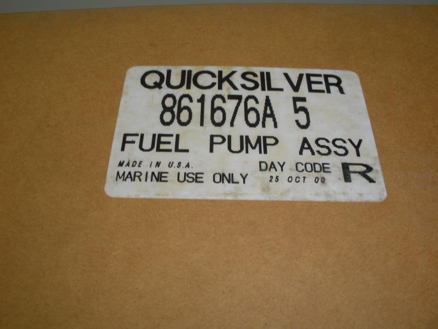 Genuine Mercruiser, Quicksilver Fuel Pump Assembly 861676A 5