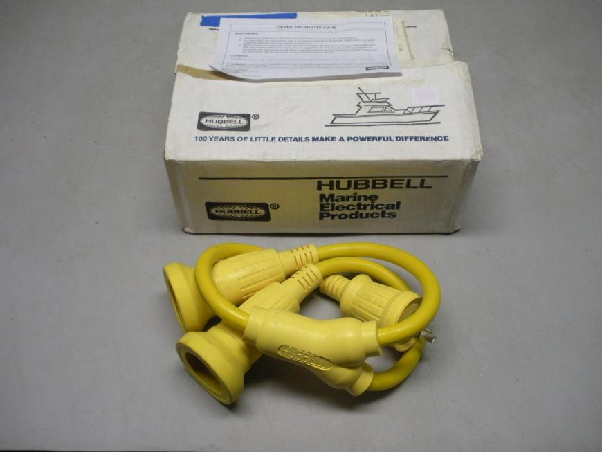 Hubbell Y Adapter HBL64CM56 30 Amp/ 125 Volt