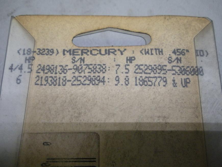 Genuine Sierra Prime Line Impeller Repair Kit 18-3239 Fits Mercury