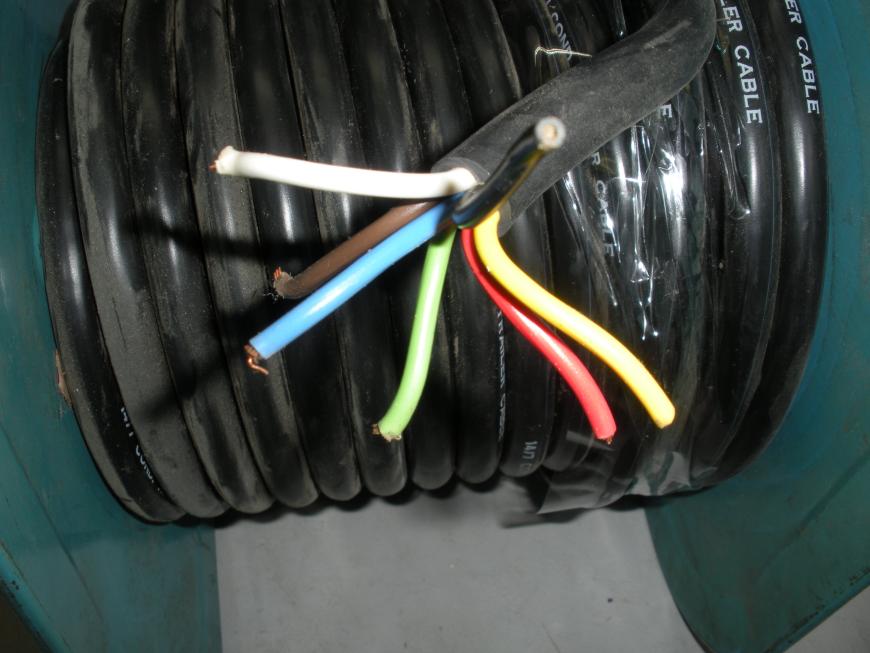 14/7, 7 Conductor Trailer Cable  56+' Spool  