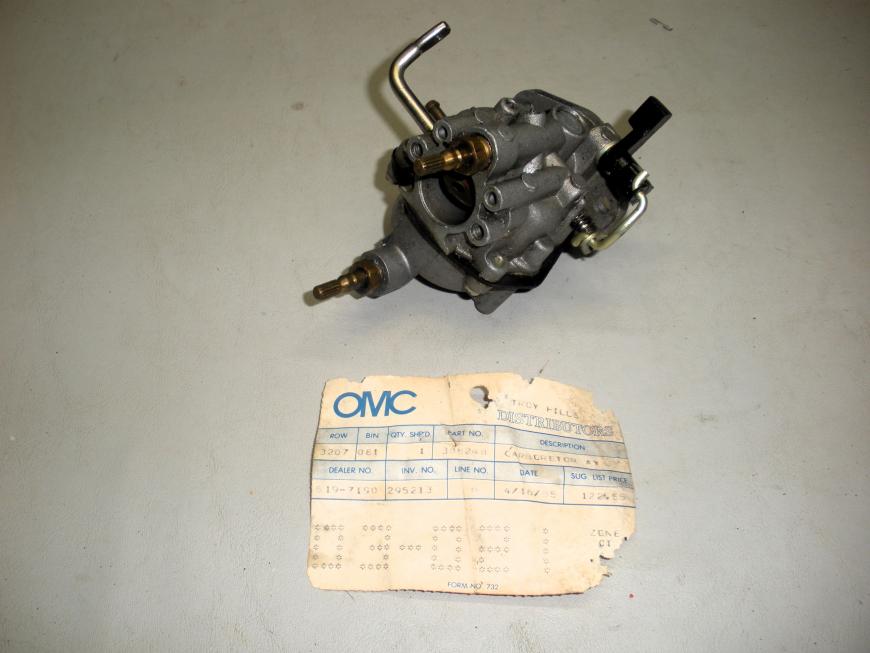 Genuine OMC Johnson Evinrude Carburetor 388248